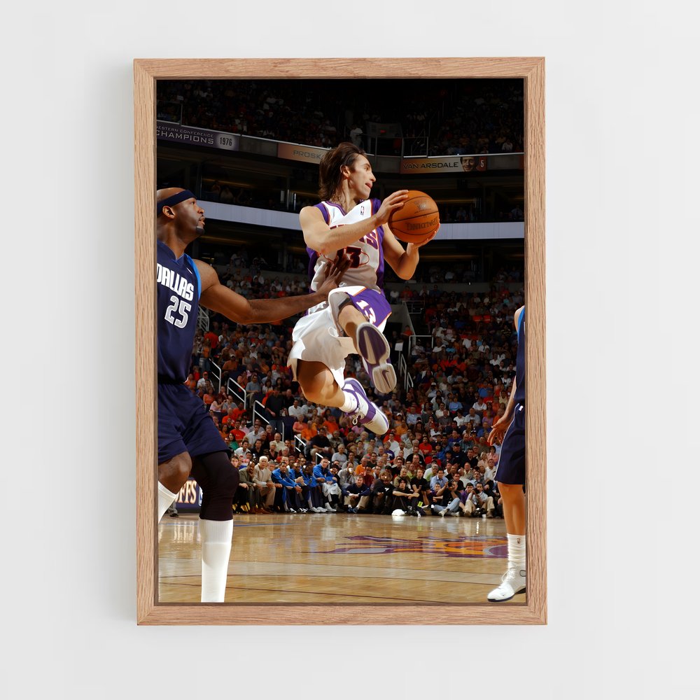Poster Steve de nash – affiche Basketball (vue 4)